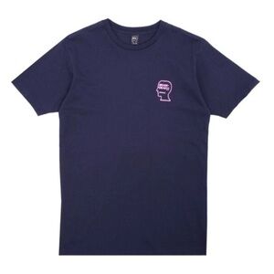 Brain Dead Heart Attack Tee, Navy Blue, Rare, Dead Stock